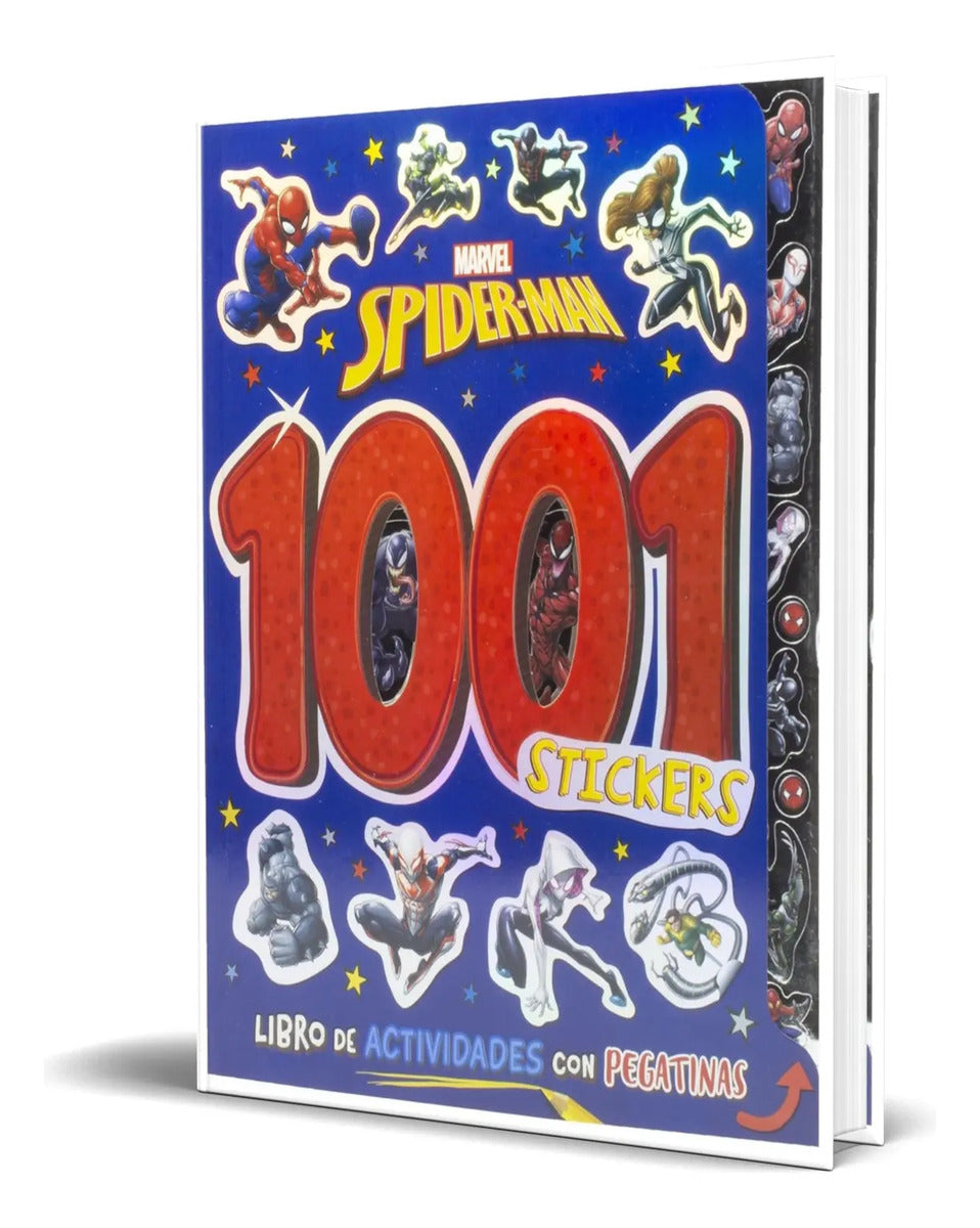Portada de Libro Spider-man [ 1001 Stickers ] Original