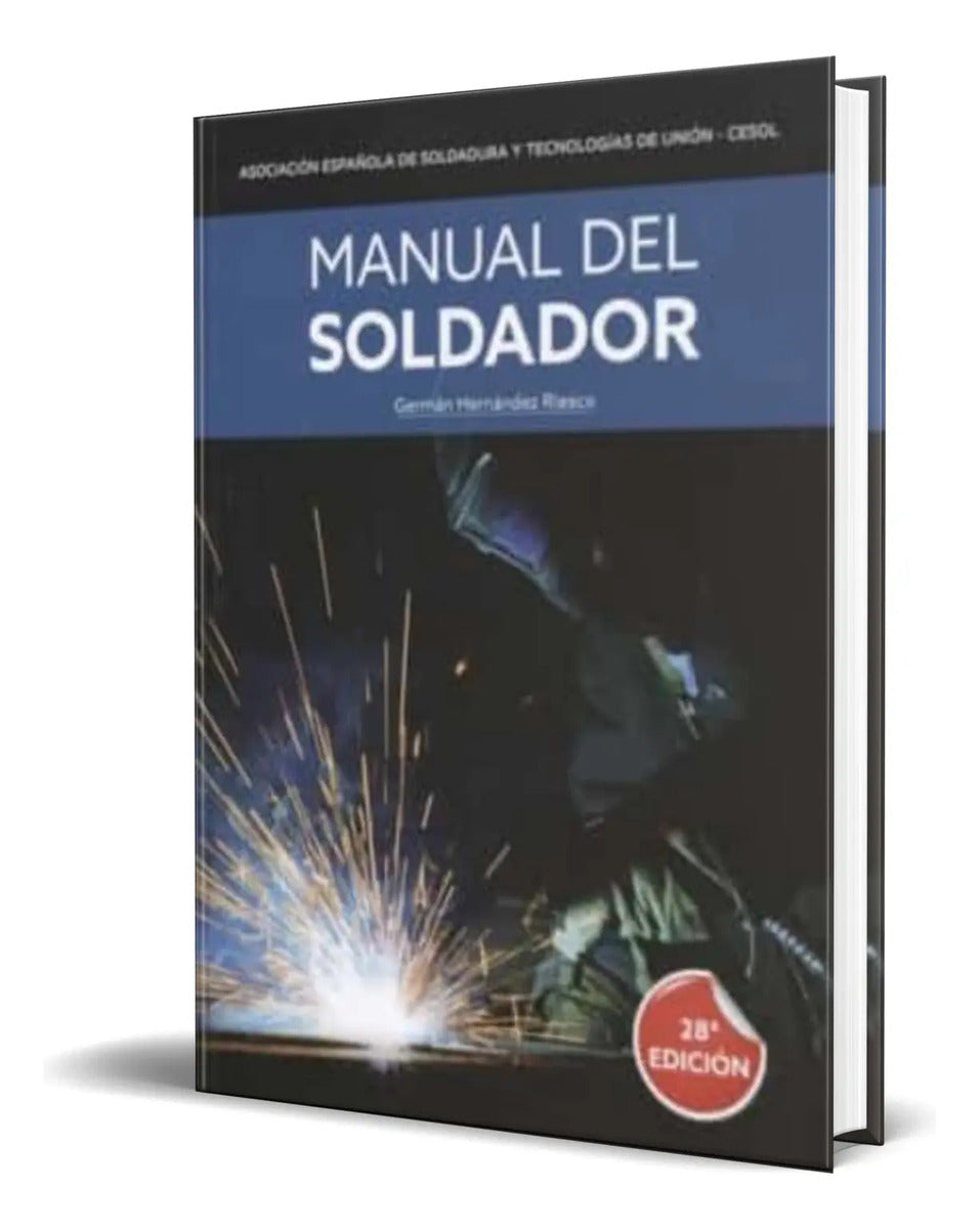 Portada de Libro Manual Del Soldador [ German Hernandez R. ] Original
