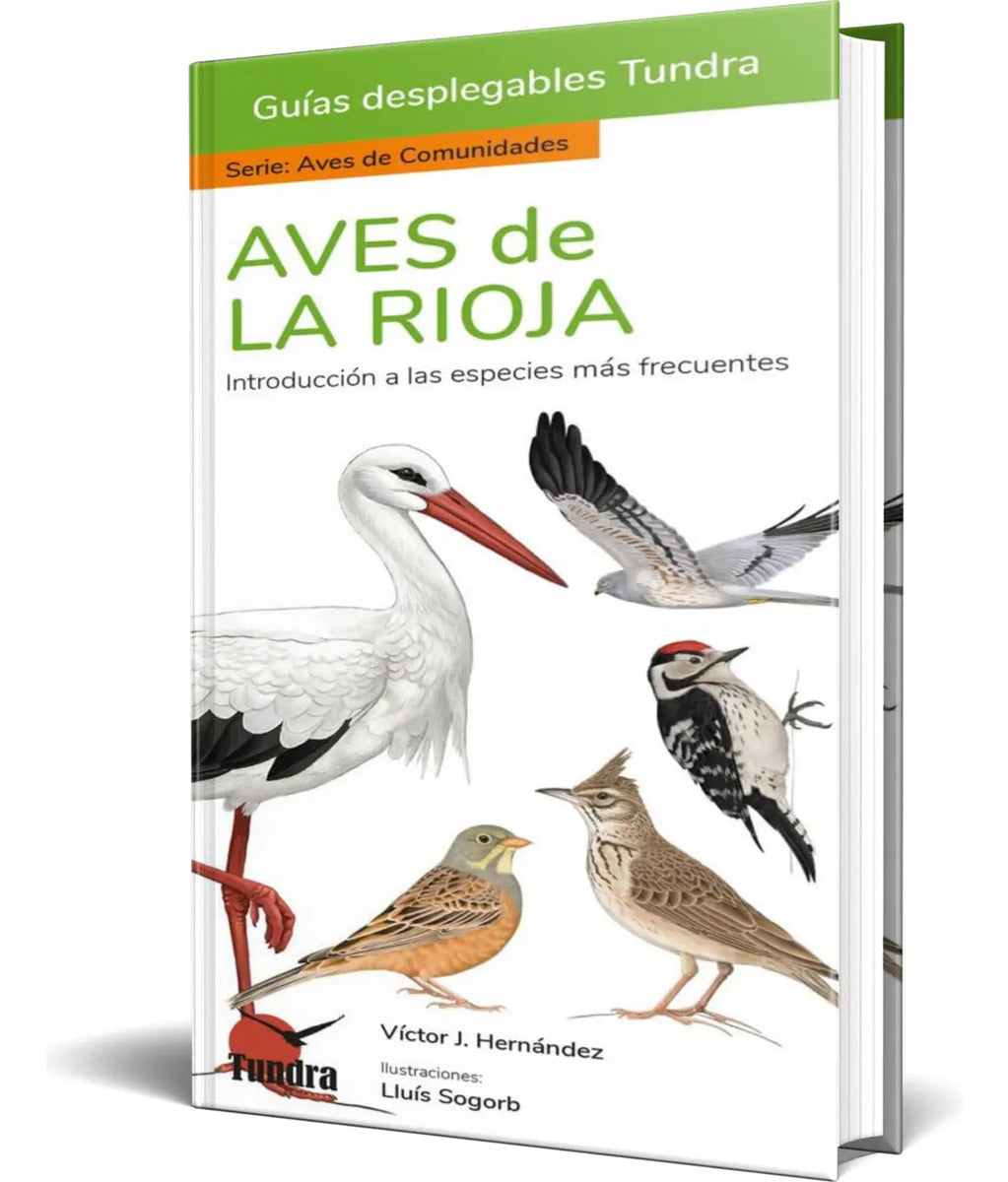 Portada de Libro Aves De La Rioja [ Victor J. Hernandez ] Original
