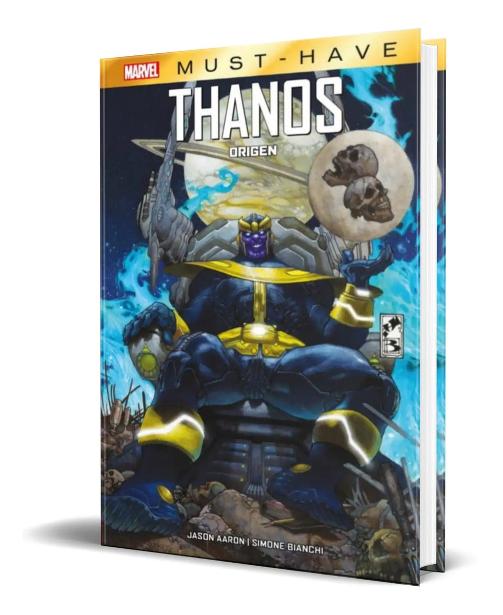 Portada de Libro Thanos [ Origen Must Have ] Pasta Dura