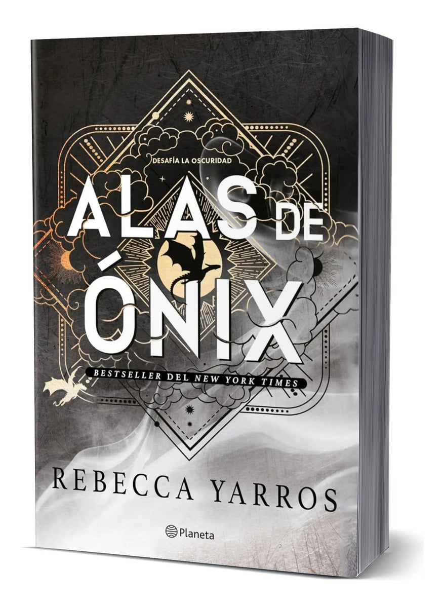Portada de Libro Alas De Ónix [ Rebecca Yarros ] Cantos Pintados