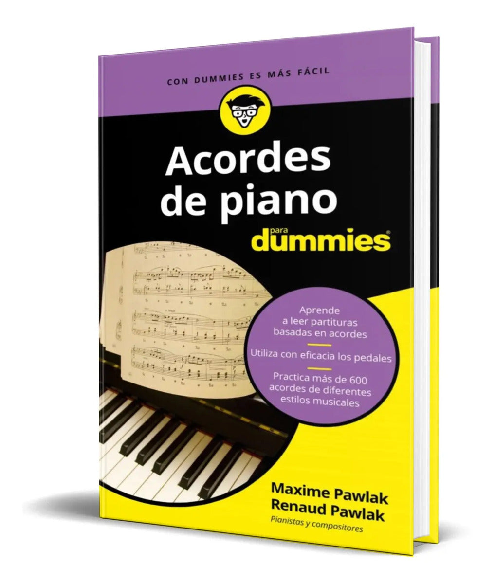 Portada de Libro Acordes De Piano Para Dummies [ Maxime Pawlak ]