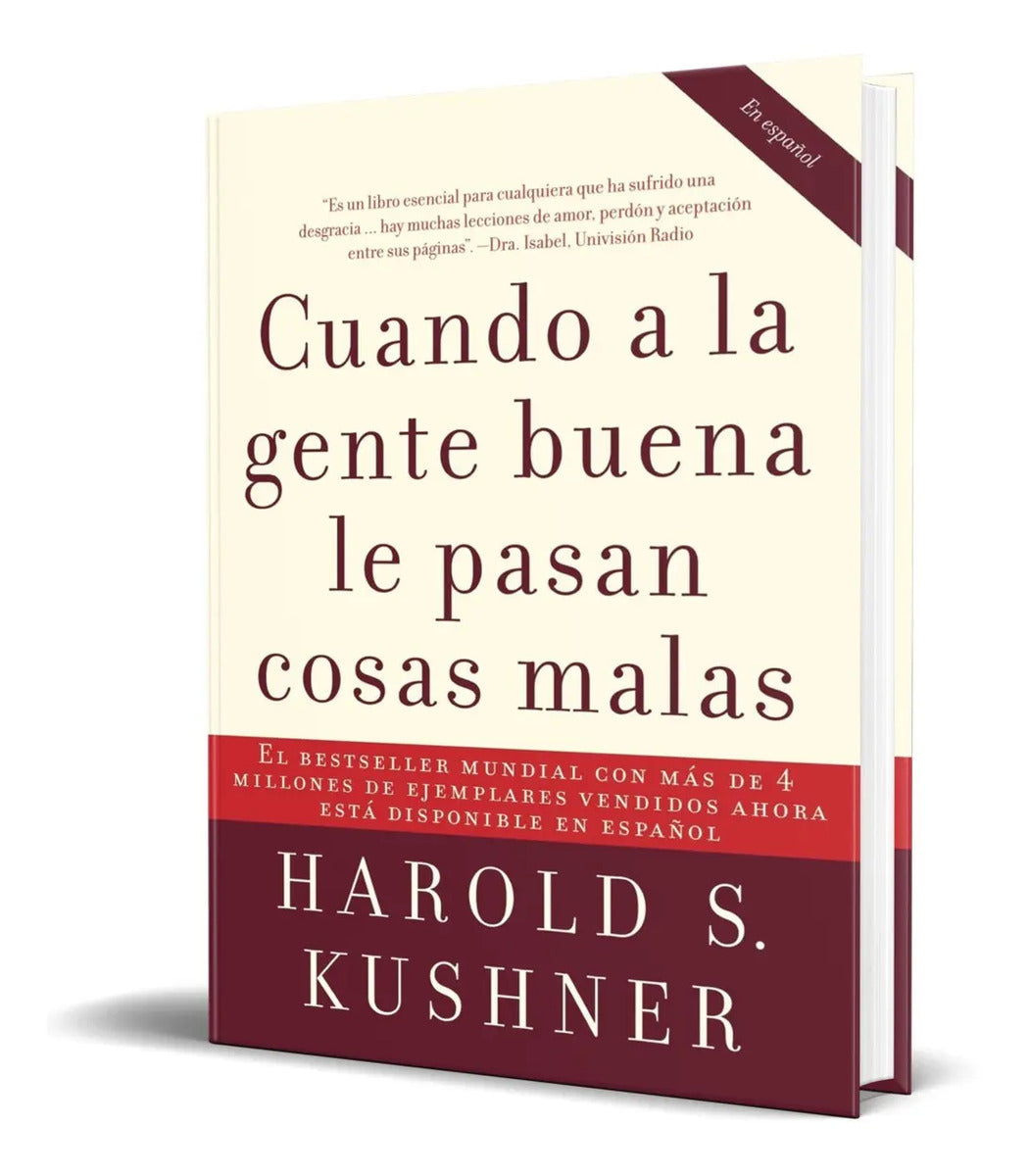 Portada de Cuando A La Gente Buena Le Pasan Cosas Malas, De Harold Kushner. Editorial Vintage, Tapa Blanda En Español, 2006