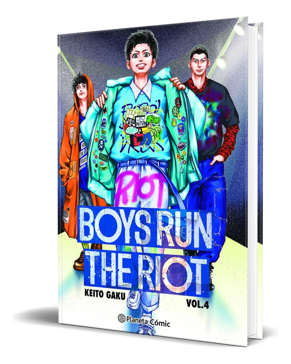 Portada de Libro Boys Run The Riot Vol.4 [ Keito Gaku ] Original