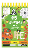 Portada de 45 Juegos De Viaje Auzou