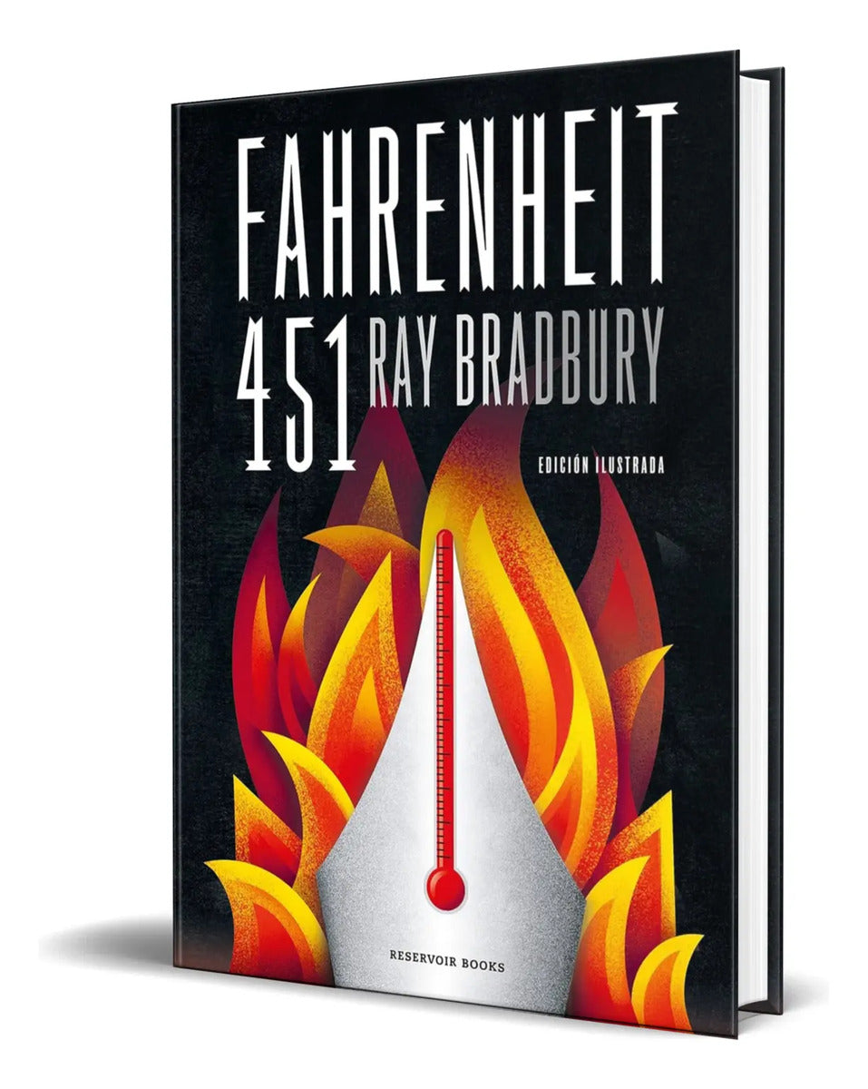 Portada de Libro Fahrenheit 451 [ Ray Bradbury ] Original