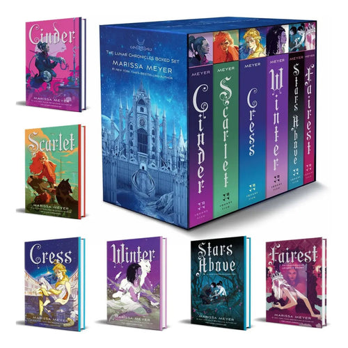 Portada de Boxset Crónicas Lunares [ 6 Libros ] Nueva Edición M. Meyer