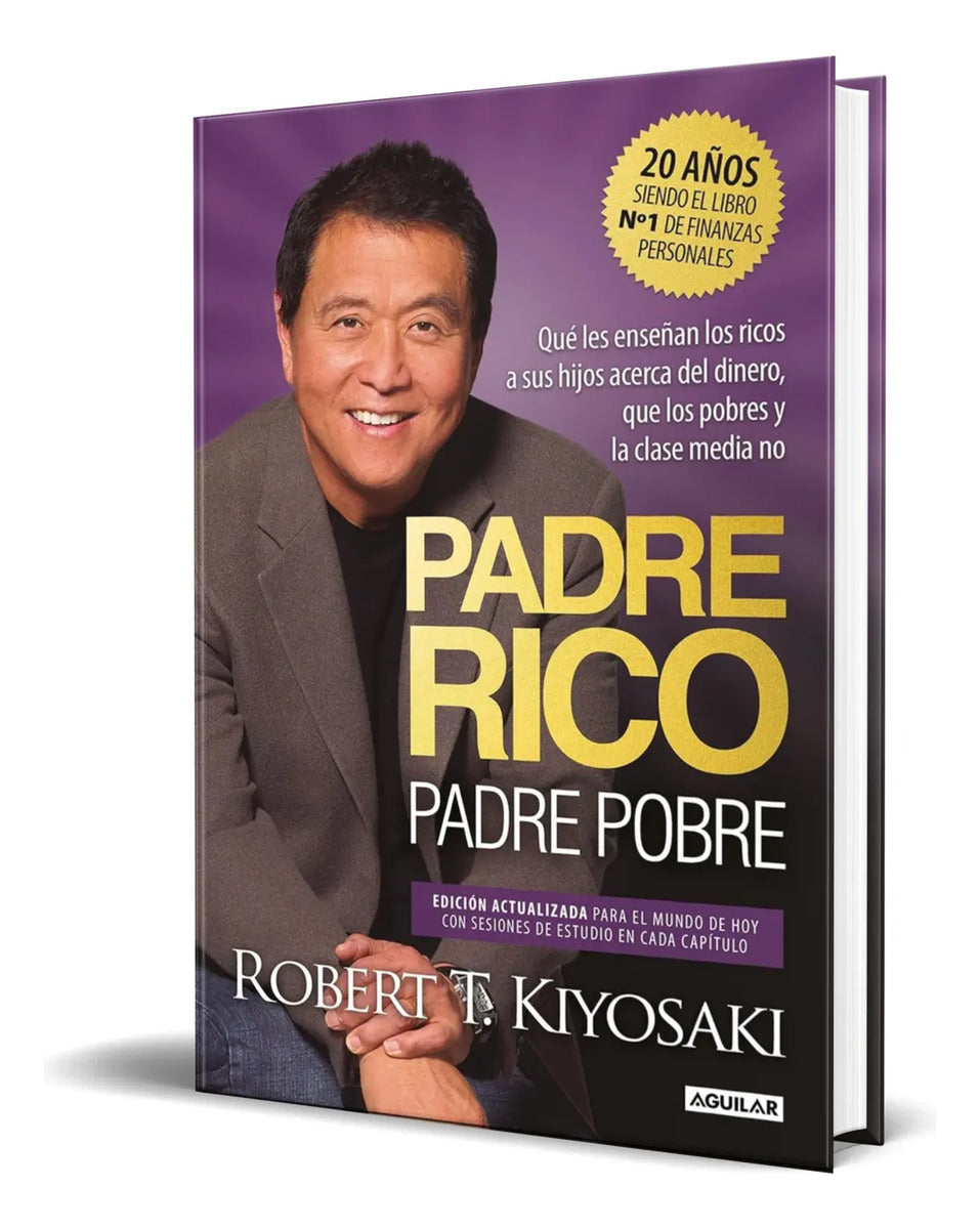 Portada de Libro Padre Rico, Padre Pobre [ Robert T. Kiyosaki] Original