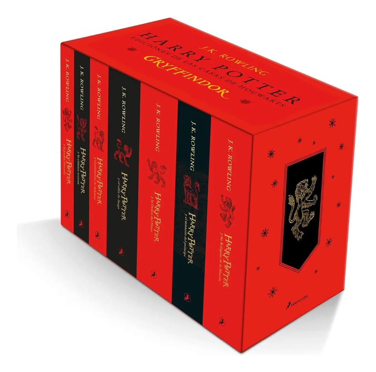 Portada de Harry Potter 7 Libros Edición Gryffindor Pasta Dura Español