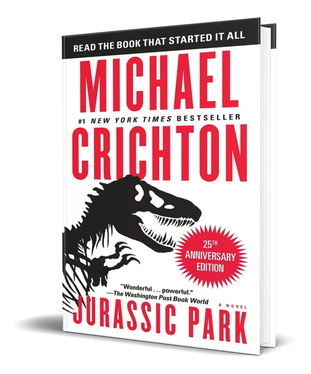 Portada de Libro Jurassic Park - Michael Crichton [ Inglés ] Original