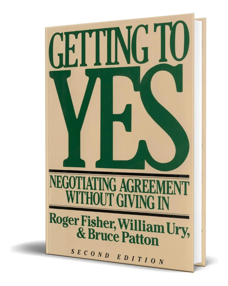 Portada de Libro Getting To Yes [ Hardbook ] Original