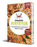 Portada de Libro Air Fryer Saludable [ Recetas Saludables ] Original, De La Gran Escuela De Cocina. Editorial Independently…