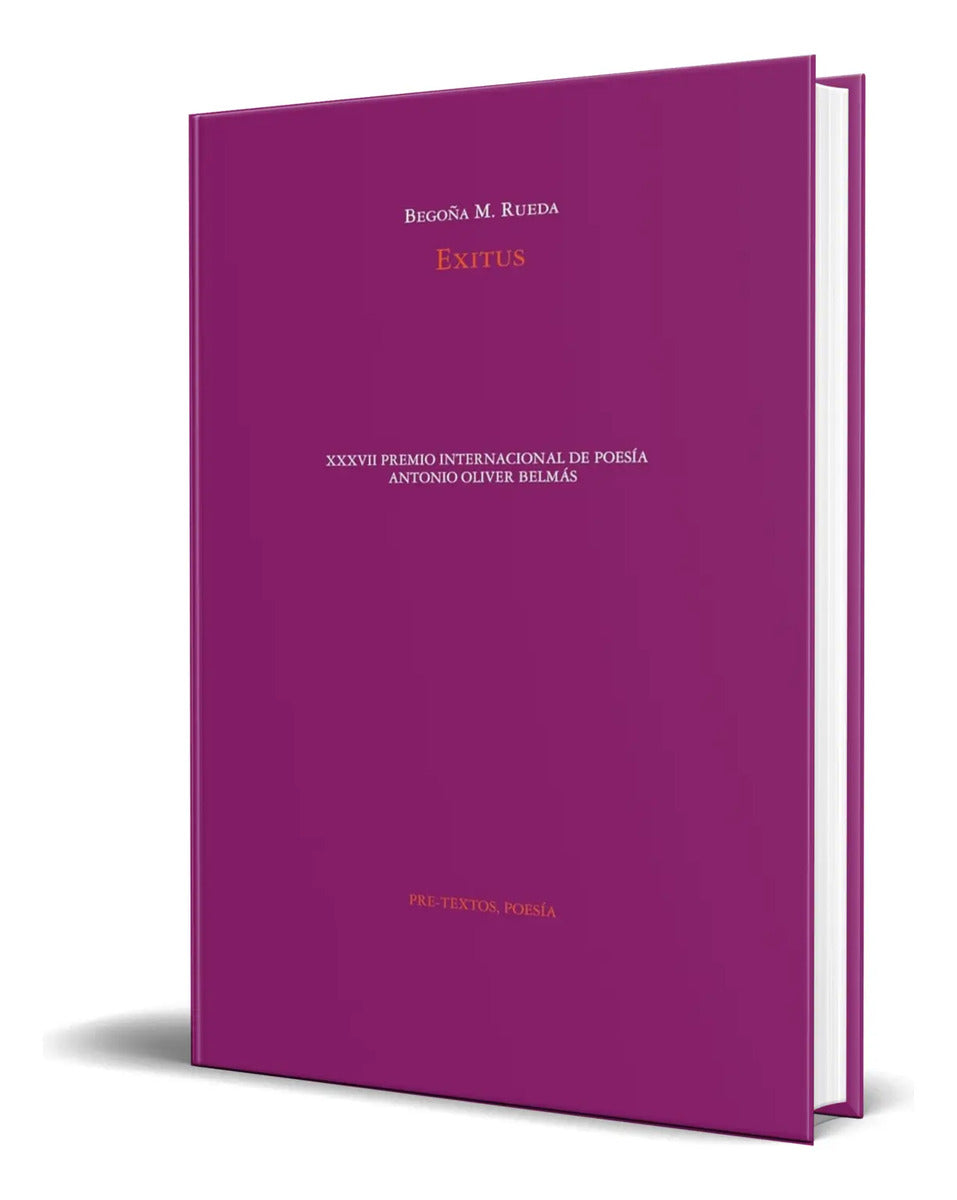 Portada de Libro Exitus [ Begoña M. Rueda ] Original