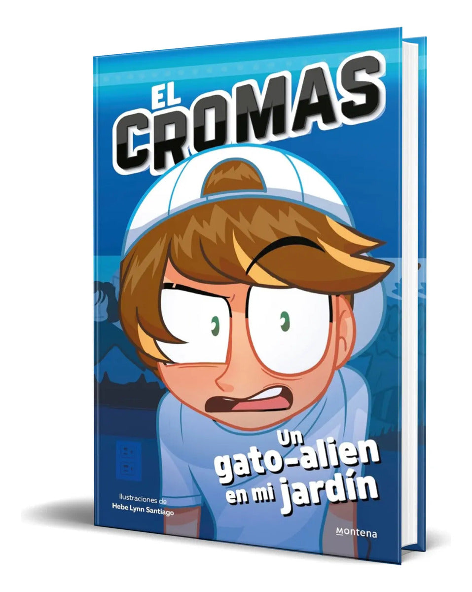 Portada de Libro Elcromas [ Un Gato-alien En Mi Jardín ] Original