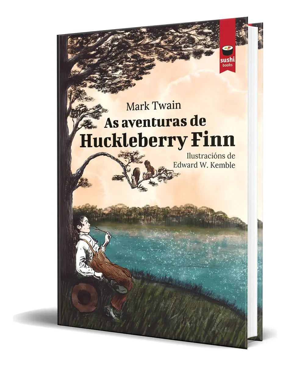 Portada de Libro As Aventuras De Huckleberry Finn [ Original ], De Mark Twain., Vol. 1. Editorial Sushi Books, Tapa Blanda E…
