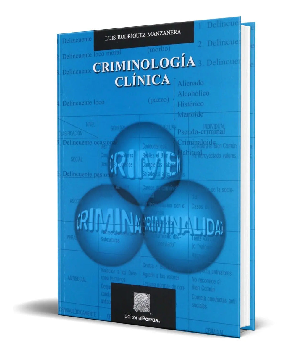 Portada de Criminología Clínica [ Luis Rodríguez Manzanera ] Original