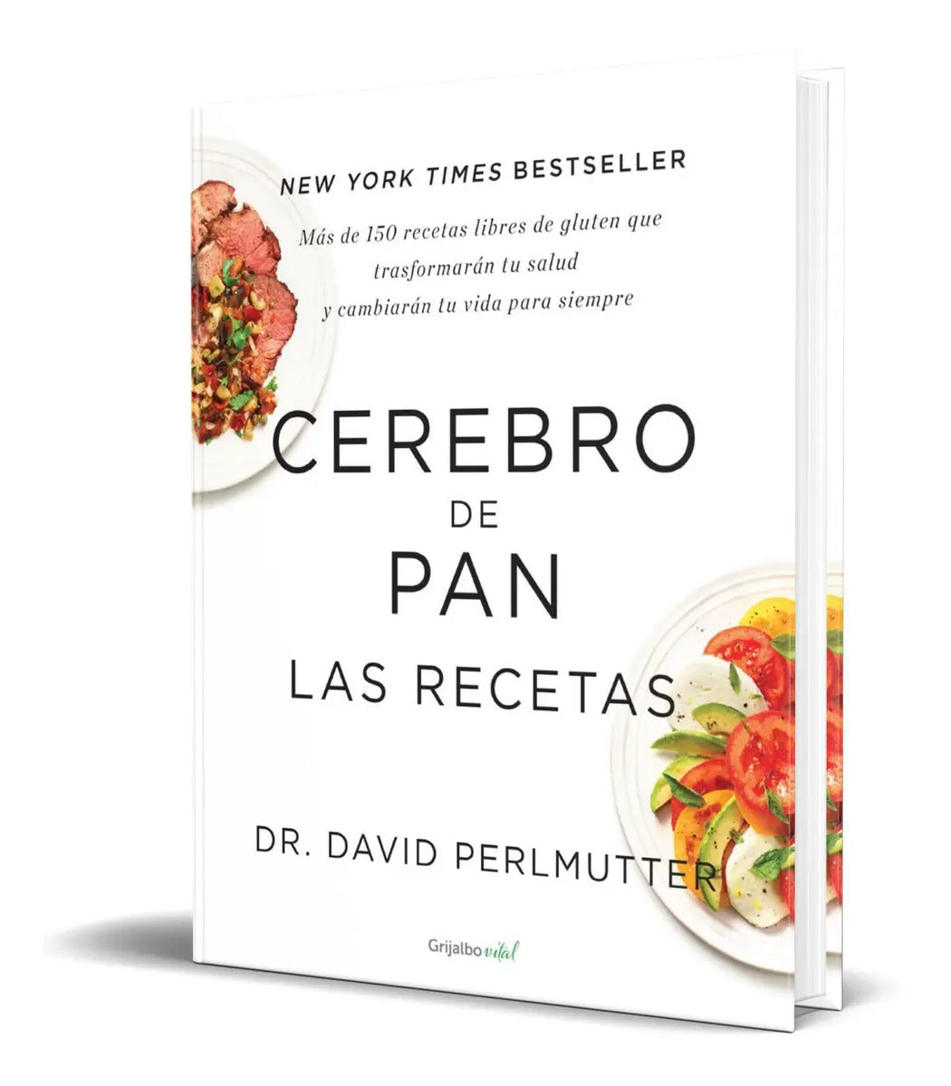 Portada de Libro Cerebro De Pan [ Las Recetas ] David Perlmutter