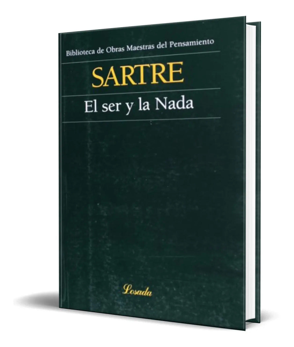 Portada de Libro El Ser Y La Nada [ Jean Paul Sartre ] Original