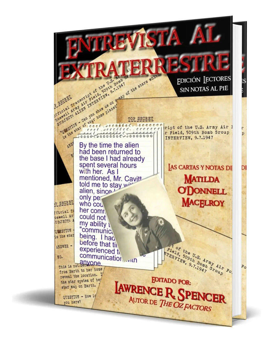 Portada de Libro Entrevista Al Extraterrestre [ L. R Spencer ] Original
