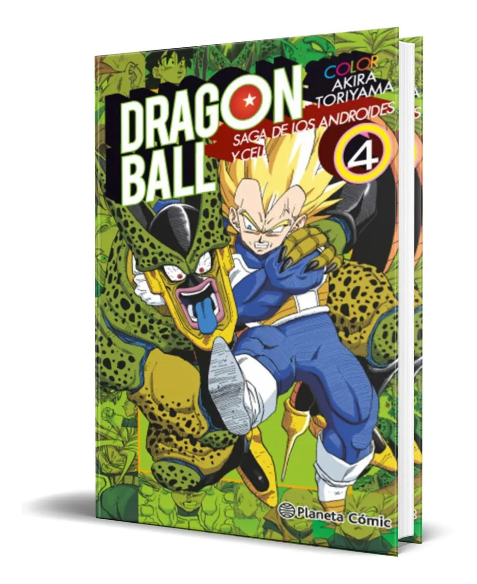 Portada de Libro Dragon Ball Color Cell Vol.4 Akira Toriyama Original