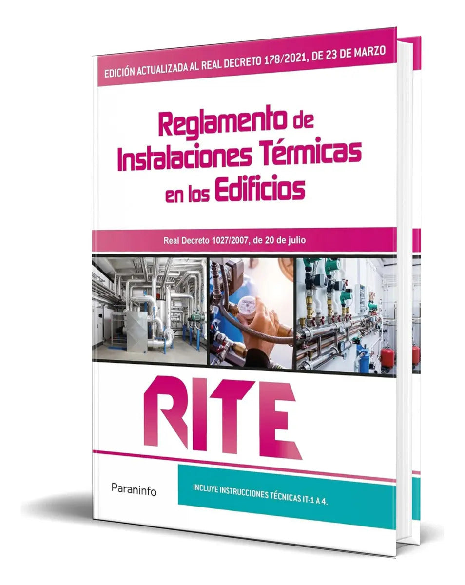Portada de Libro Reglamento De Instalaciones Térmicas En Los Edificios, De Vv. Aa.. Editorial Ediciones Paraninfo, S.a, Tapa…