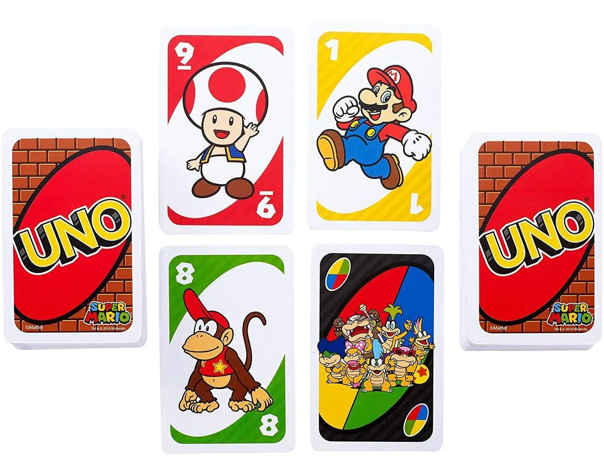 Portada de Uno Edición Super Mario Juego De Cartas De Mesa [ Original ]
