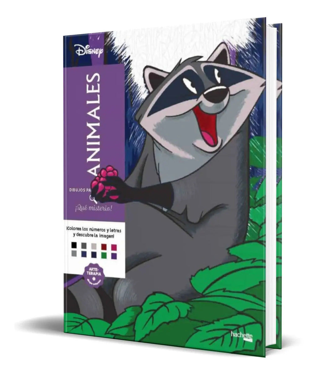 Portada de Libro Colorea Y Descubre [ Animales De Disney ] Original