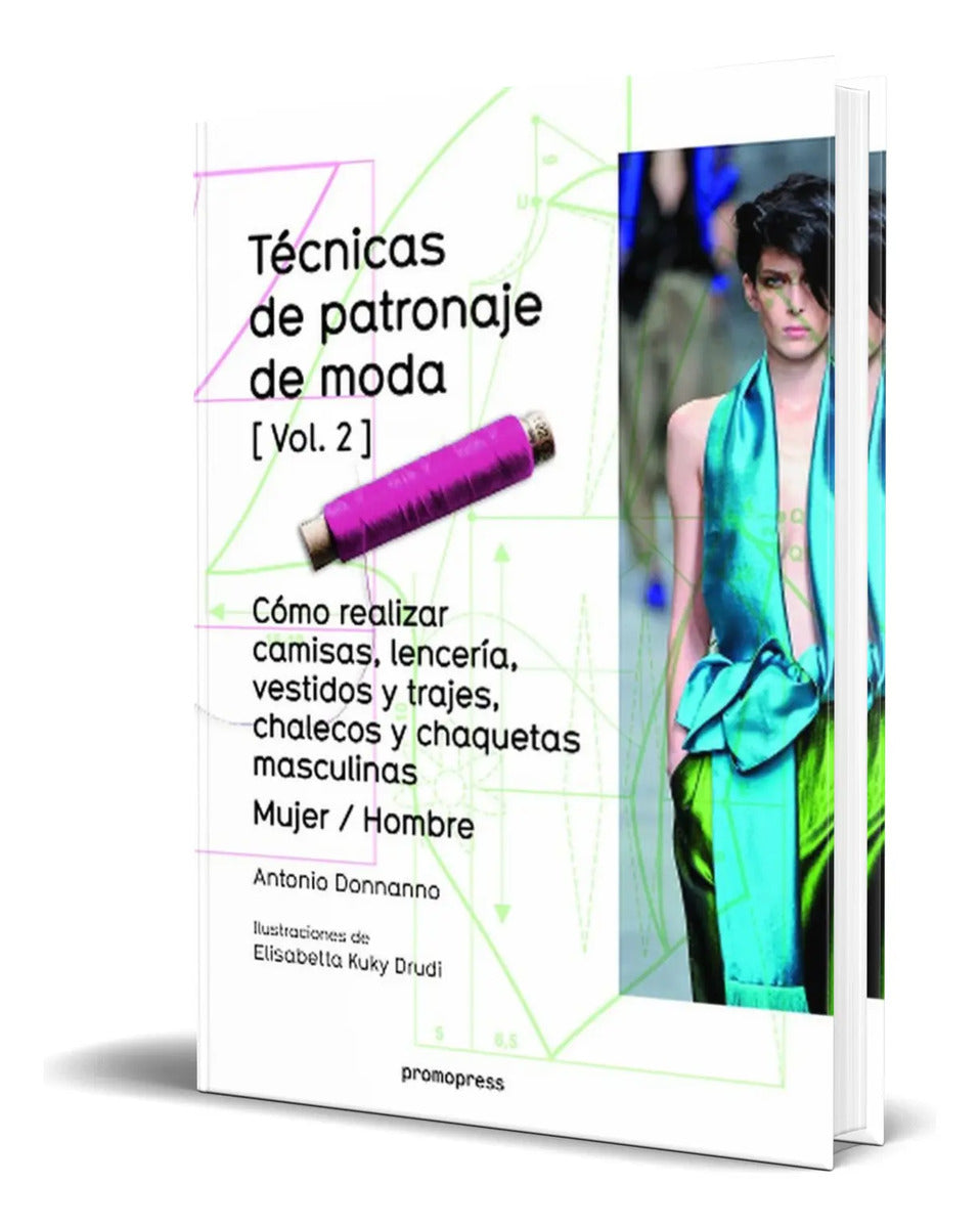 Portada de Libro Técnicas De Patronaje De Moda Vol.2 [ Original ]