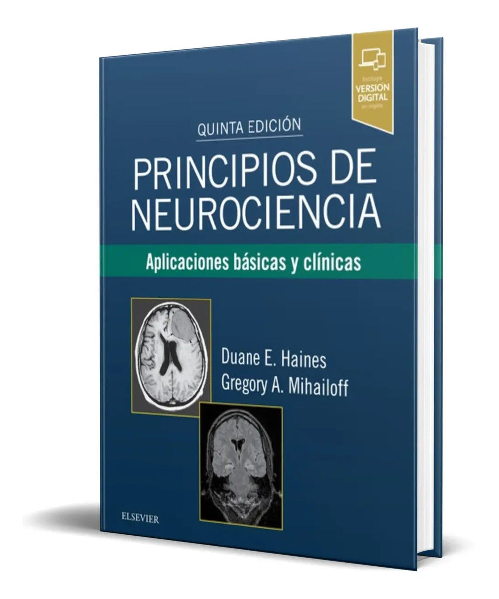 Portada de Libro Principios De Neurociencia 5 [ Edicion 2019 ] Original