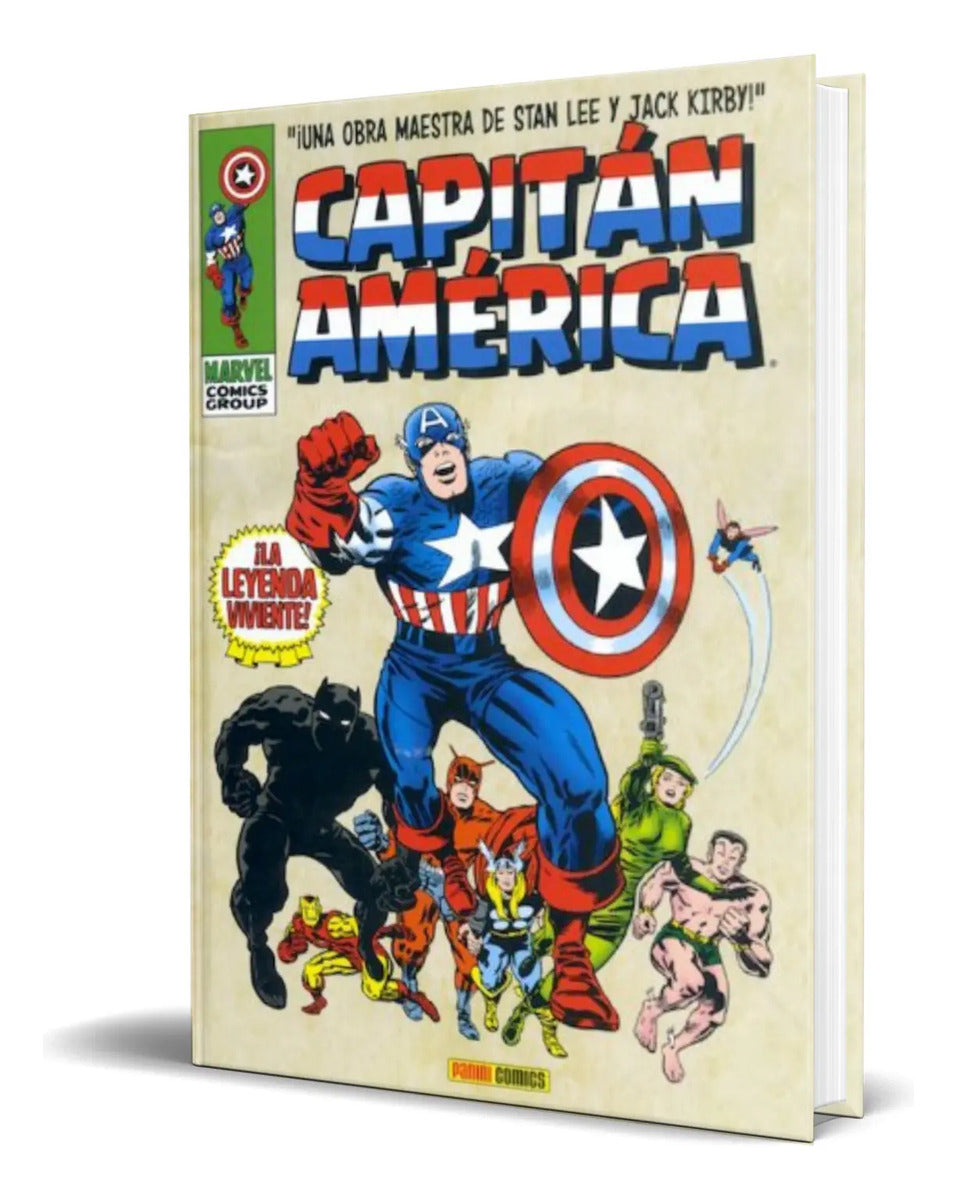 Portada de Libro Capitán América [ ¡la Leyenda Viviente! ] Original