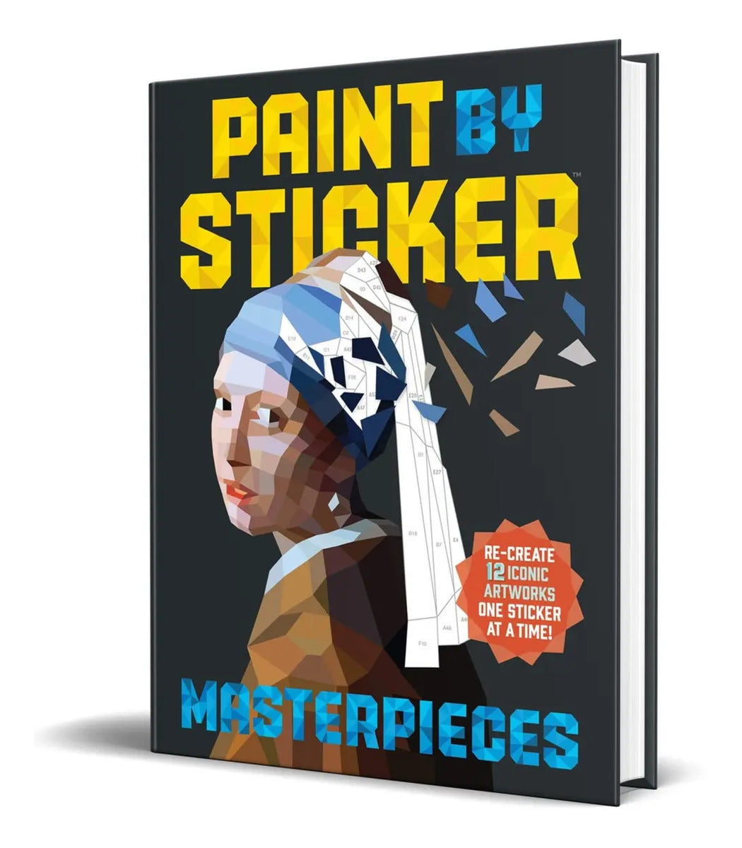 Portada de Libro Para Pintar Con Sticker [ Obras De Arte ] Antiestrés