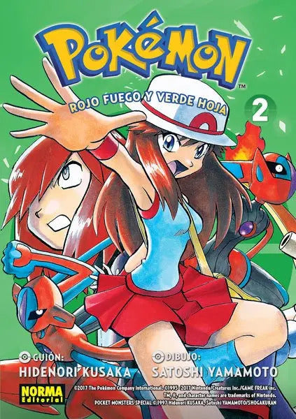 Portada de Pokemon 14 Rojo Fuego Y Verde Hoja 2 - Kusaka,yamamoto