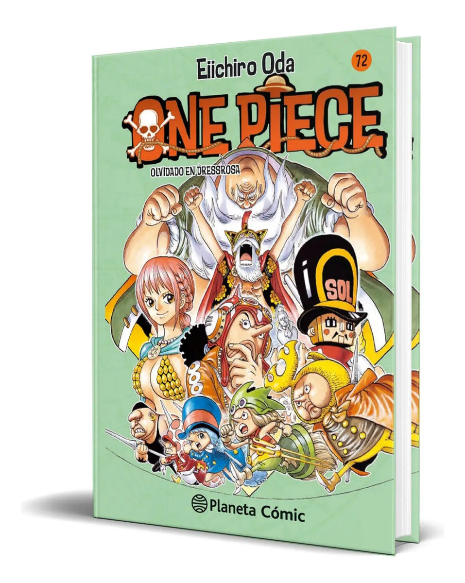 Portada de Libro One Piece Vol.72 [ Olvidado En Dressrosa ] Original