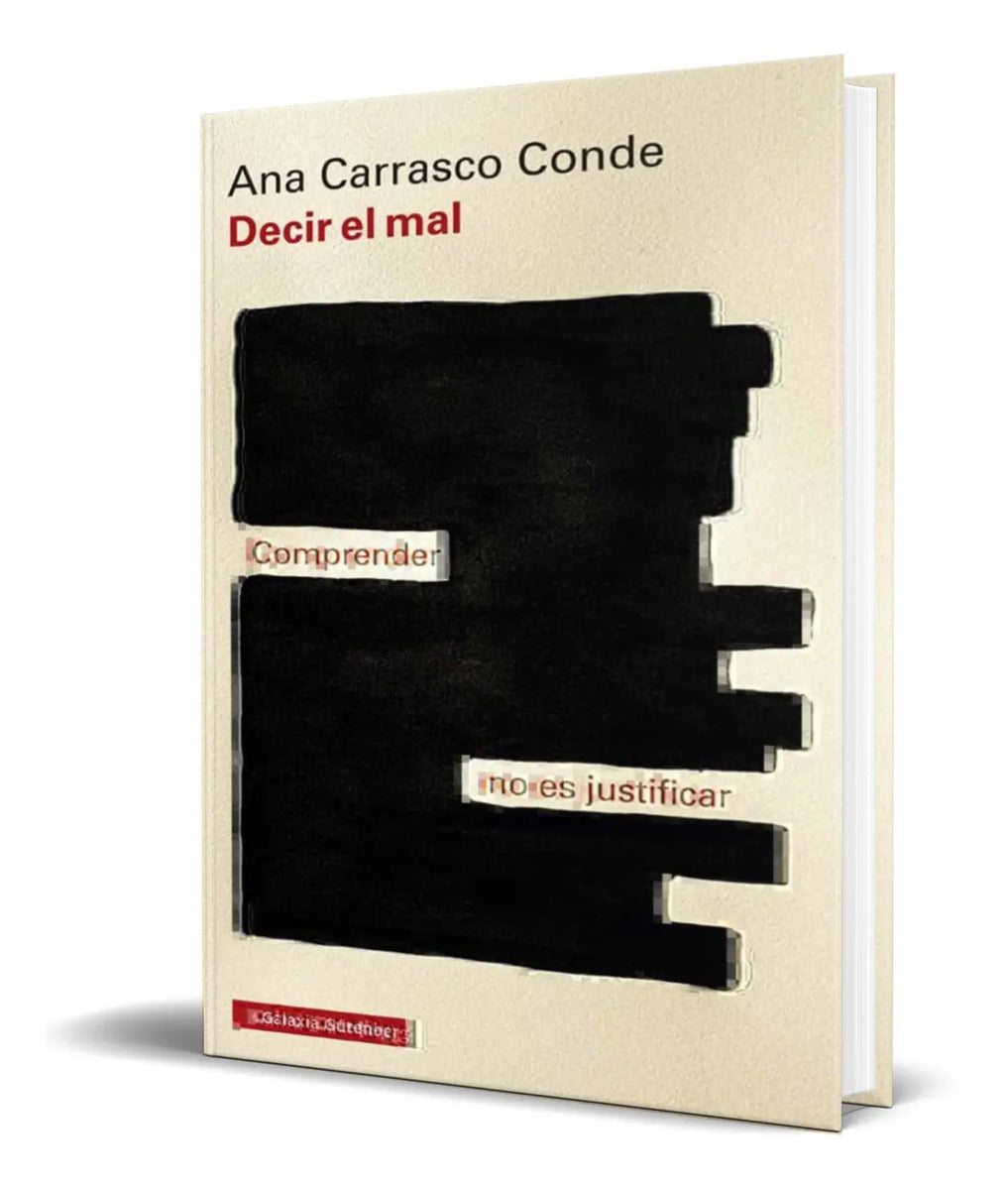 Portada de Libro Decir El Mal [ana Carrasco Conde ] Original