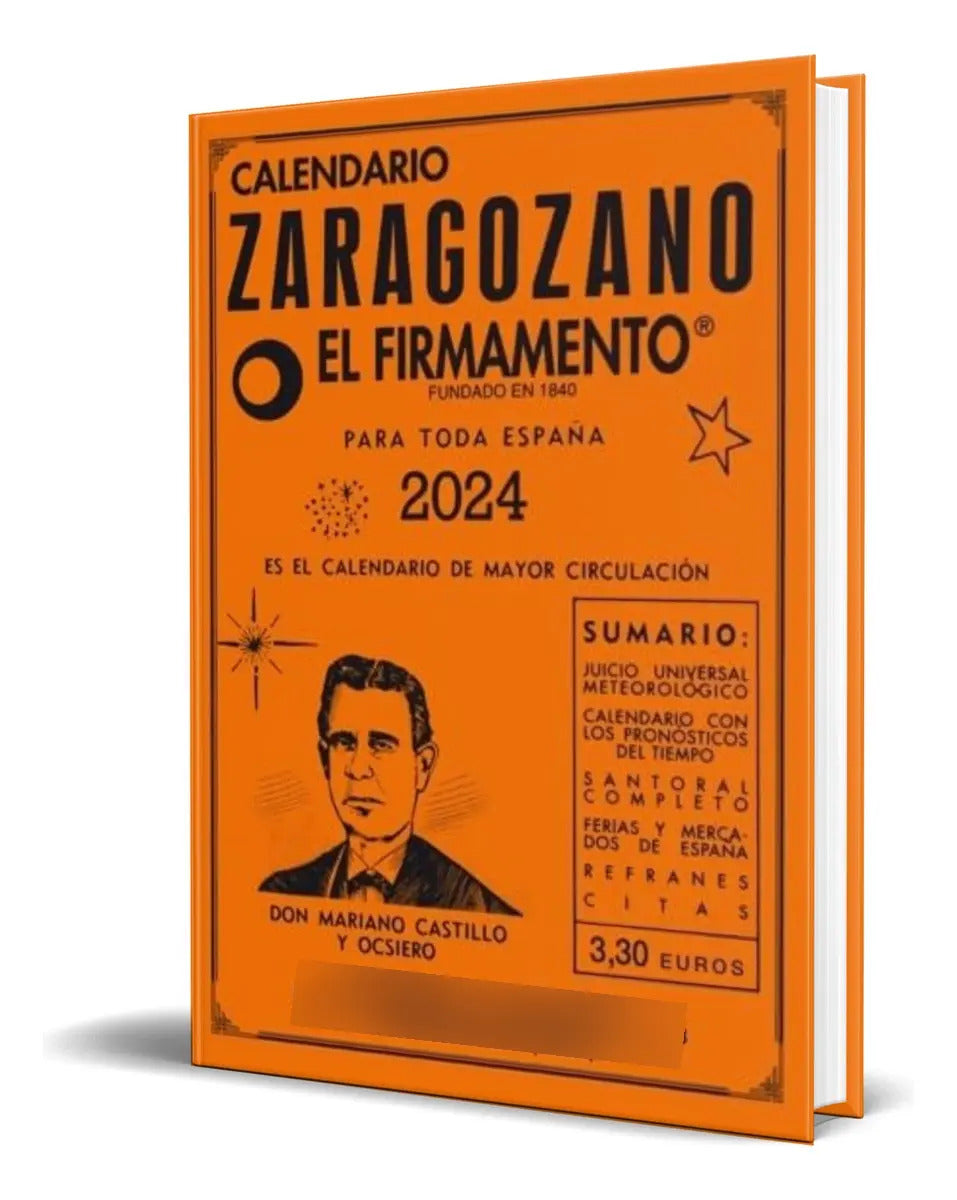 Portada de Libro Calendario Zaragozano 2024 [ Original ]