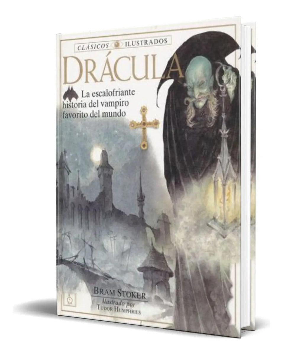 Portada de Libro Drácula [ Bram Stoker ] Pasta Dura Editorial Omega