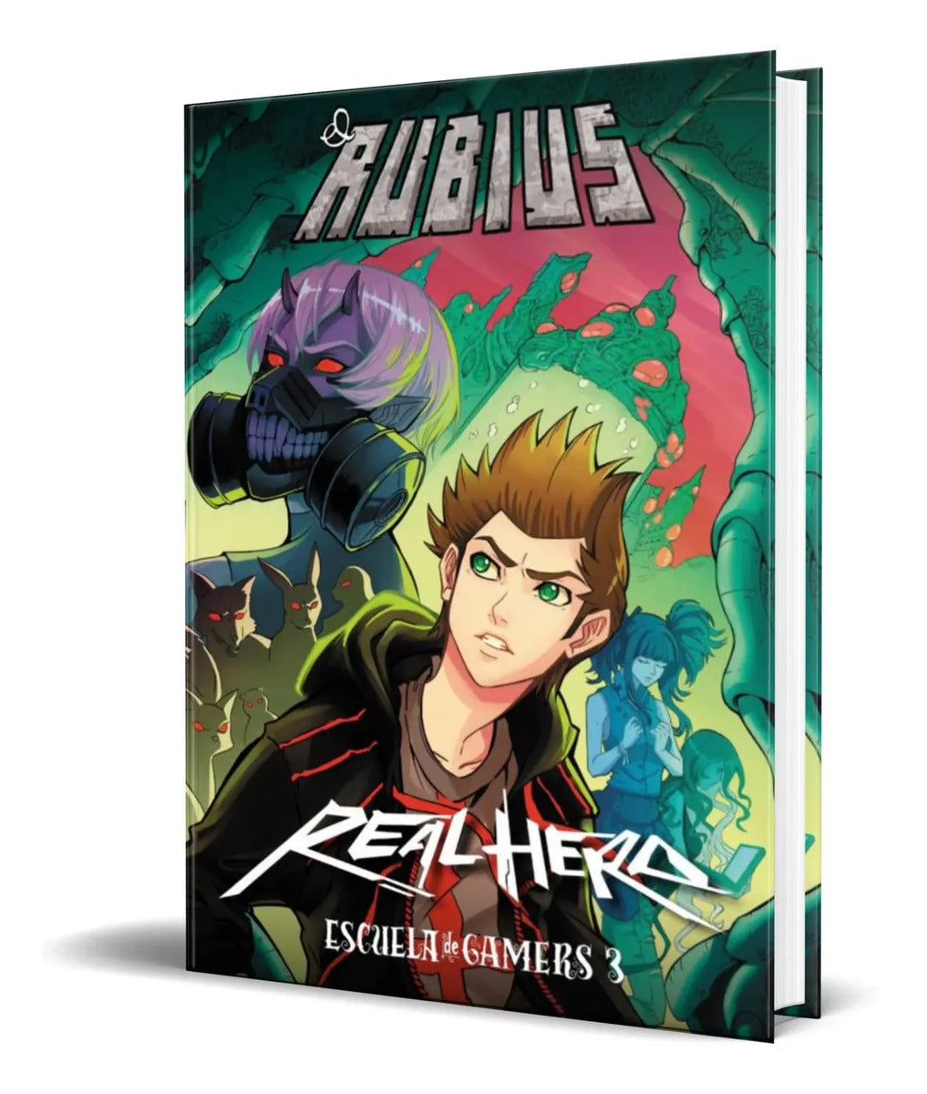 Portada de Libro Escuela De Gamers 3 [ Real Hero ] Original