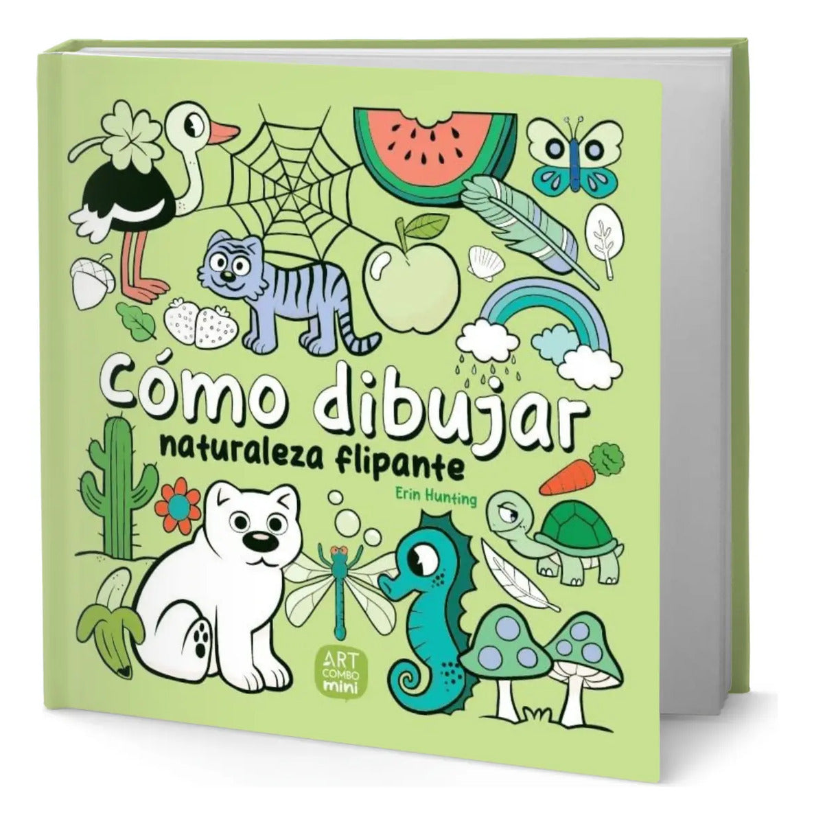 Portada de Libro Cómo Dibujar Naturaleza Flipante [ Original ]