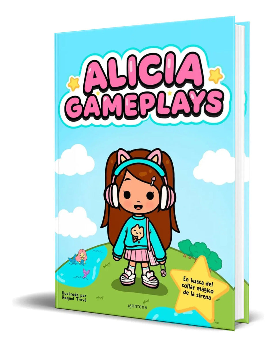 Portada de Libro Alicia Gameplays En Busca Del Collar Mágico Original