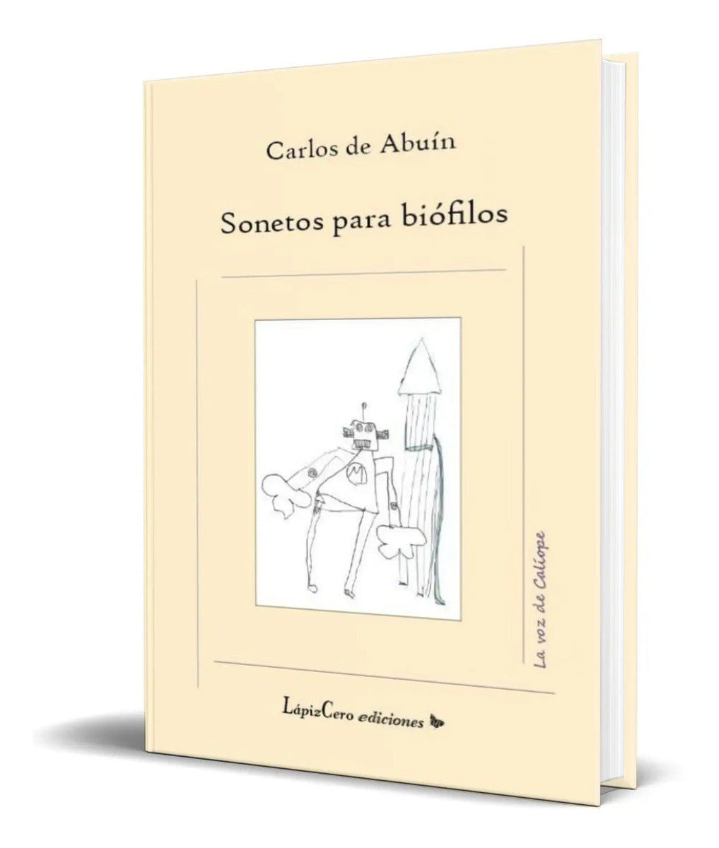 Portada de Libro Sonetos Para Biofilos [ Carlos De Abuin ] Original