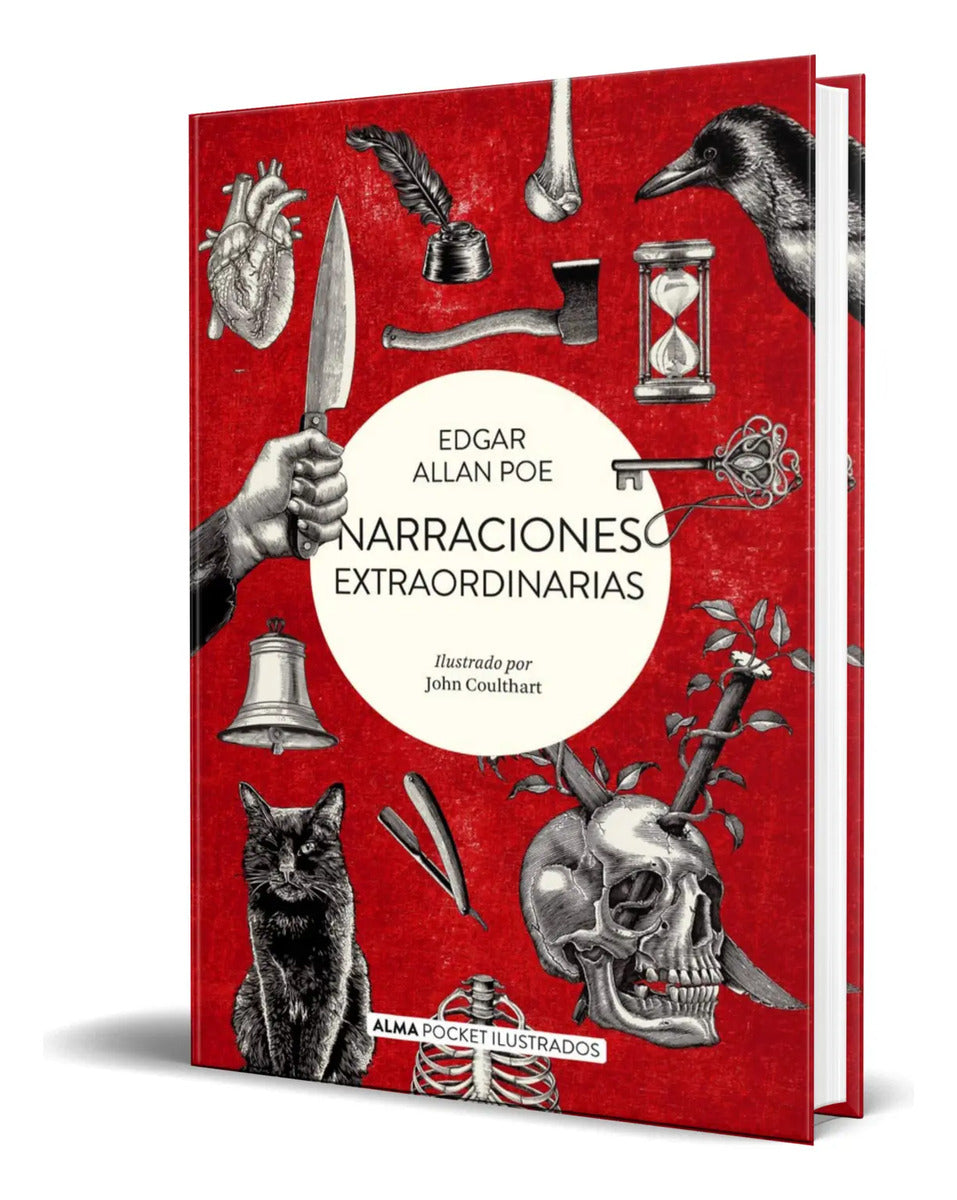 Portada de Libro Narraciones Extraordinarias [ Ilustrado ] Original
