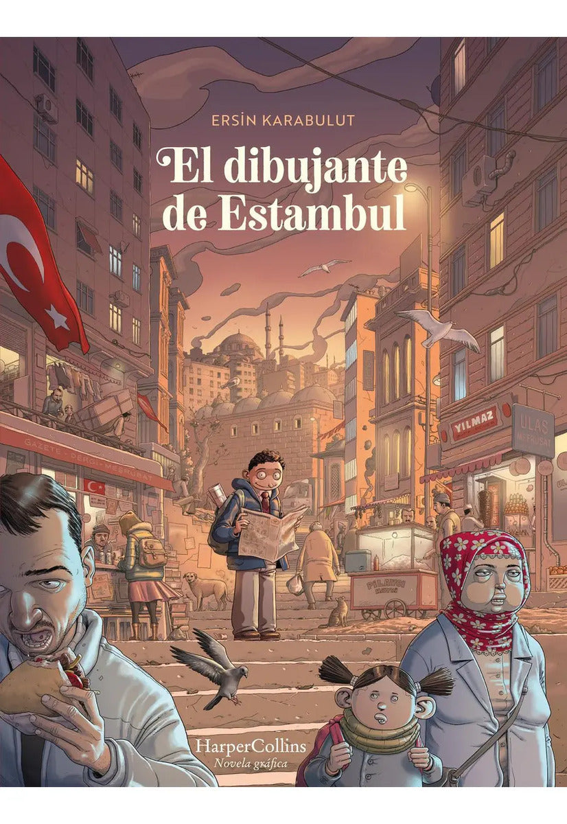 Portada de El Dibujante De Estambul, De Karabulut, Ersin., Vol. 1. Editorial Harpercollins Ibérica, Tapa Pasta Dura, Edición…