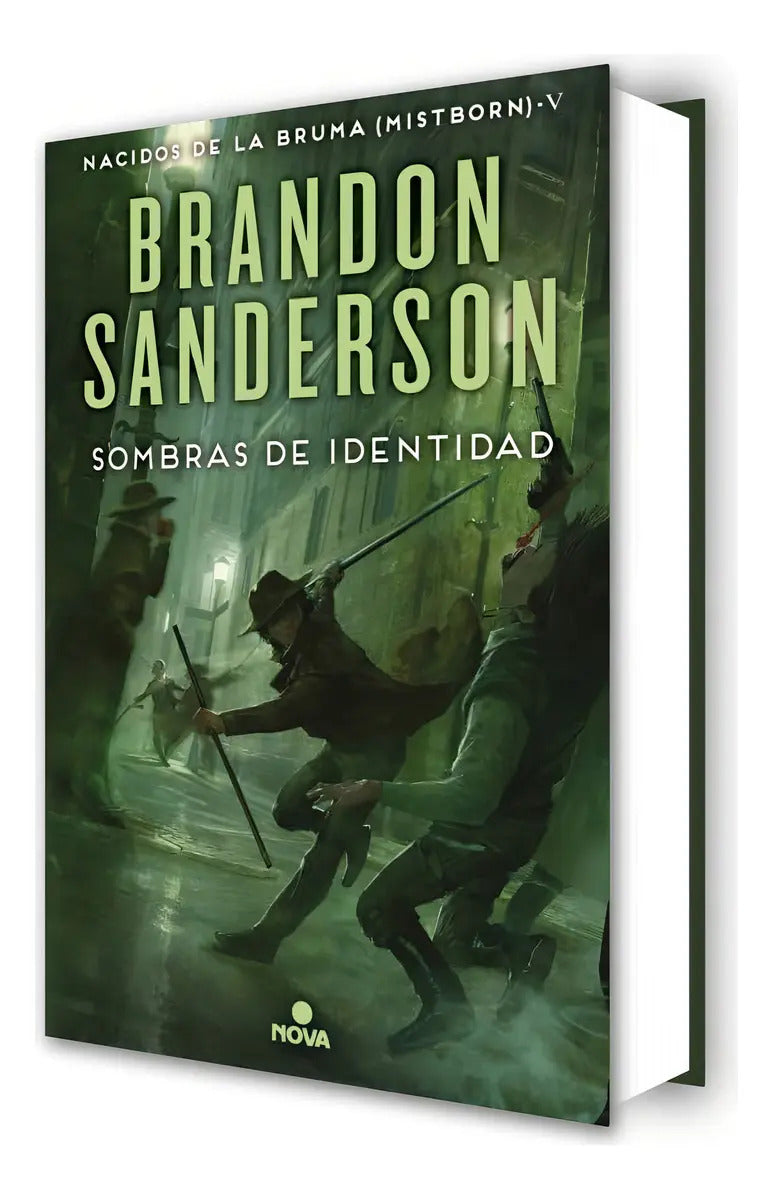 Portada de Sombras De Identidad De Brandon Sanderson Editorial Ediciones B Tapa Dura En Español 2017