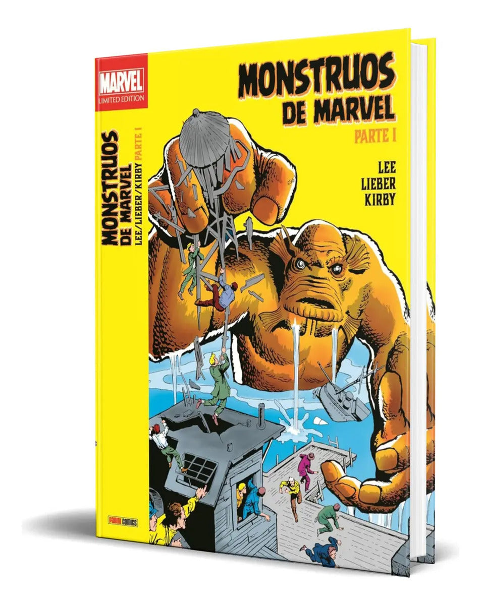 Portada de Libro Monstruos Marvel Vol.1 [ Lee, Lieber Y Kirby] Original: Parte I, De Varios Autores., Vol. 1. Editorial Marv…