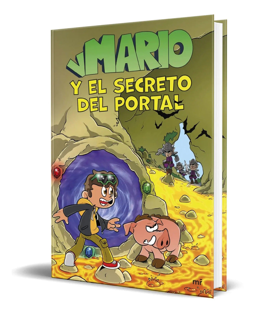 Portada de Libro Vmario Y El Secreto Del Portal [ Vmario ] Original