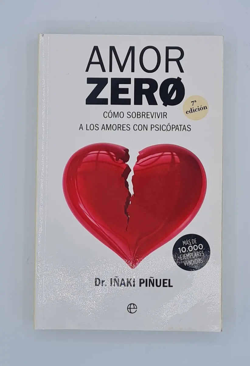 Portada de Libro Amor Zero - Detalle Estetico [ Original ] Sellado