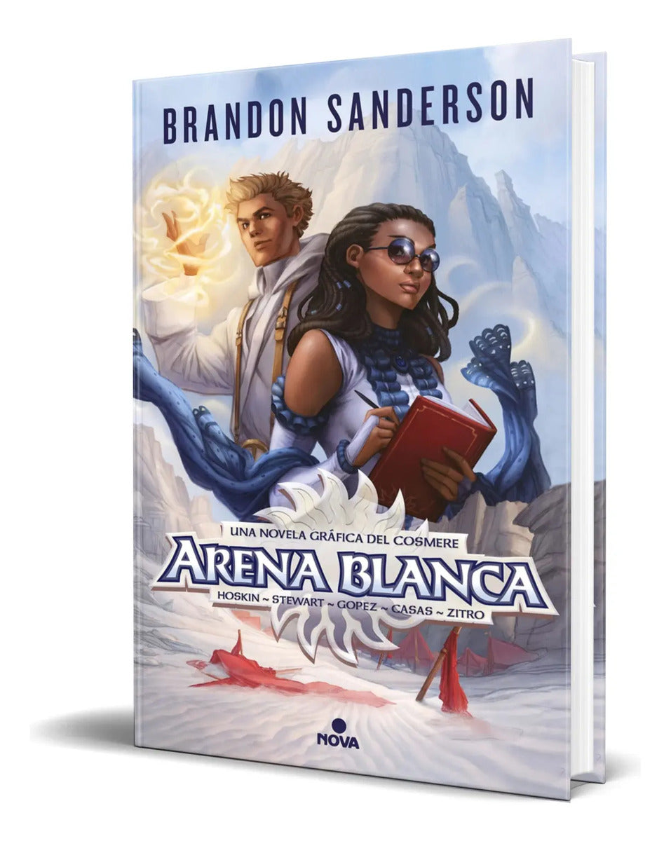 Portada de Libro Arena Blanca [ Novela Gráfica Del Cosmere ] Original