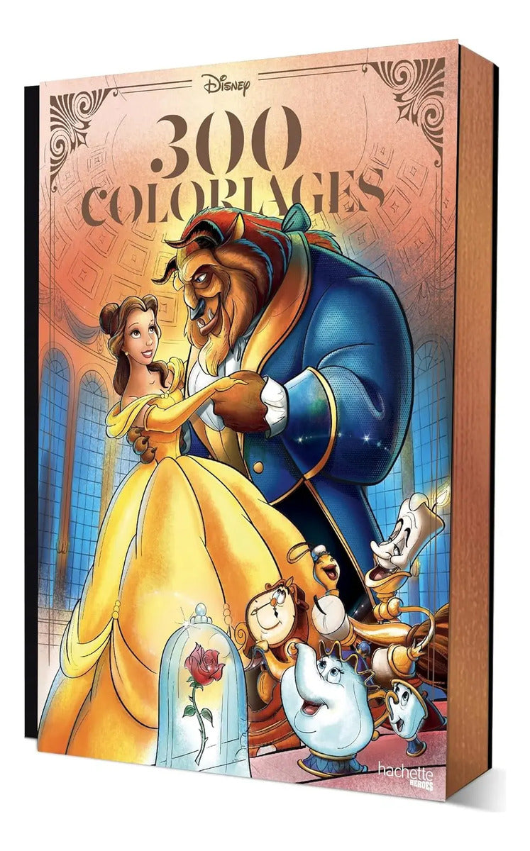 Portada de Libro 300 Páginas Para Colorear De Disney [ Formato Grande ]