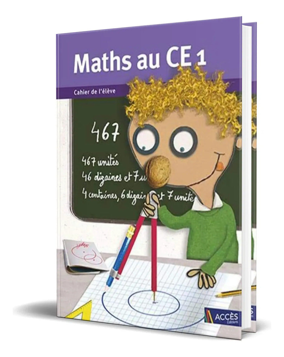 Portada de Libro Maths Au Ce1 [ Cahier De L'élève ] Original