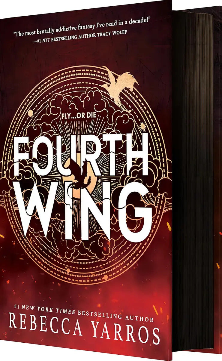 Portada de Libro Fourth Wing [ Rebecca Yarros ] Original, De Rebecca Yarros., Vol. 1. Editorial Entangled: Red Tower Books,…